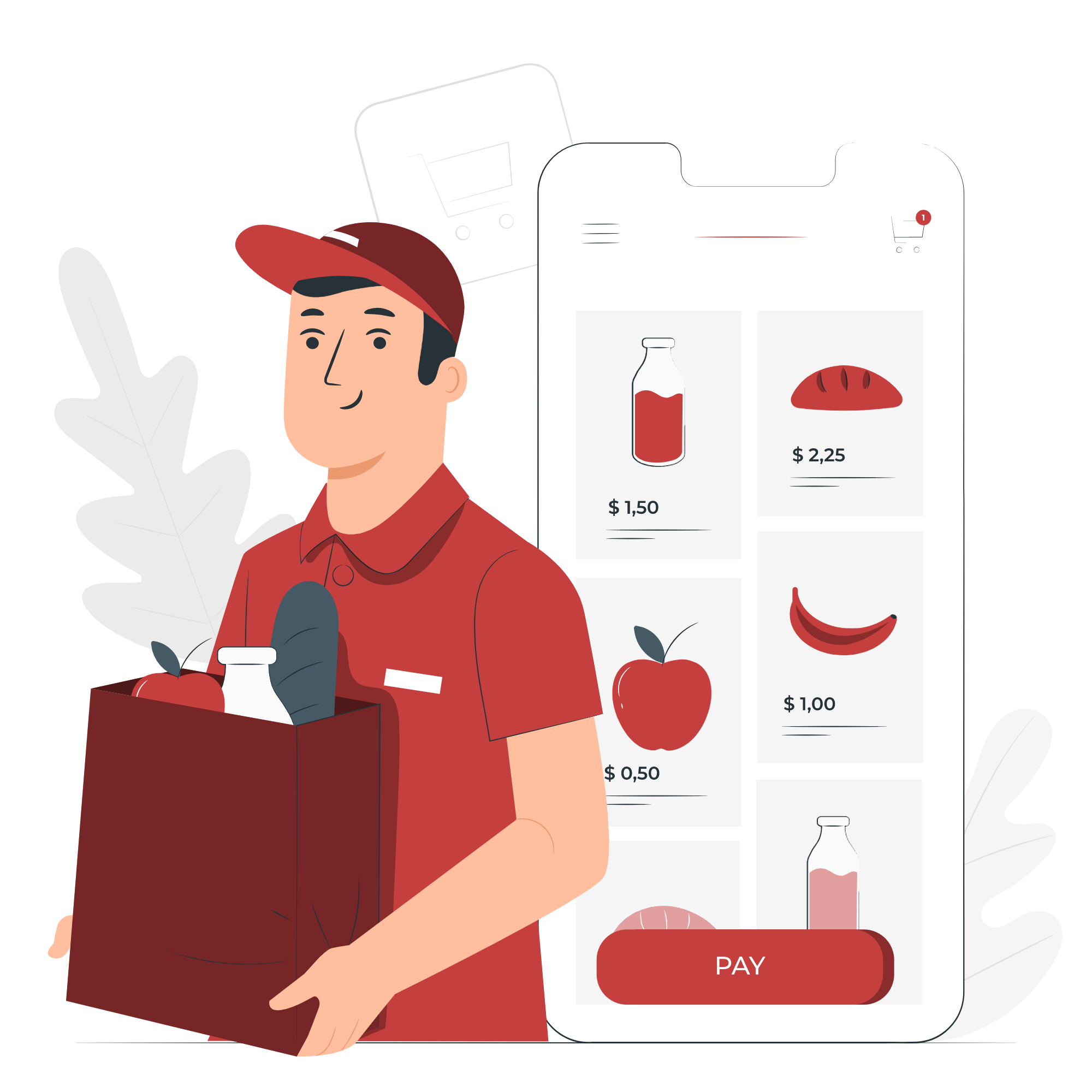 Supermarket app development company 